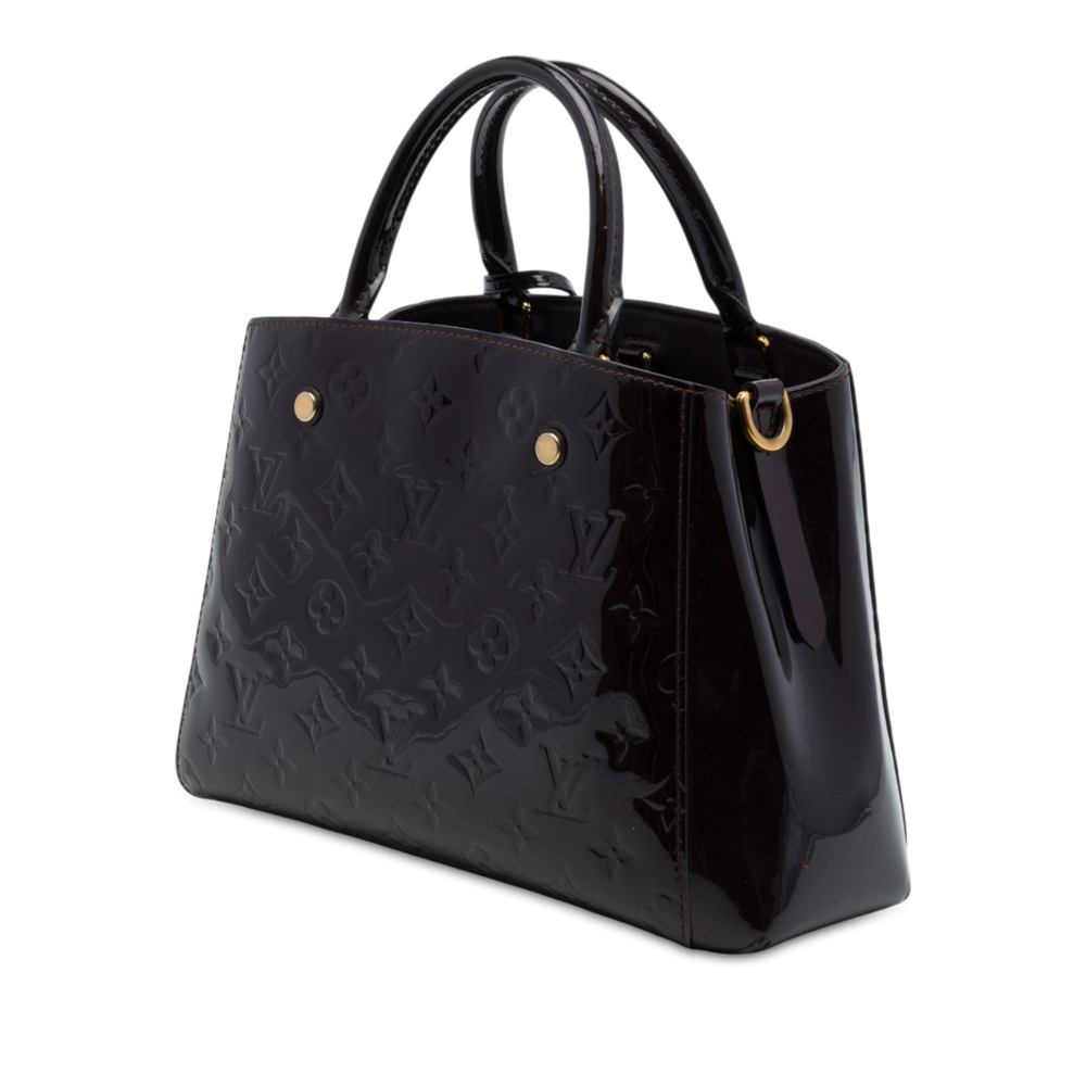 Pre-Loved Louis Vuitton Monogram Vernis Montaigne BB - Picture 2 of 6